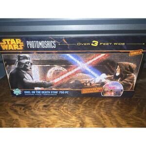 Star Wars PHOTOMOSAICS Duel on Death Star/ 750pc./3 ft. wide/ NEW SEALED